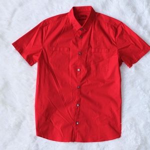 Men's Short Sleeve Shirt - Hugo Boss - M